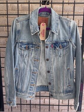 Levi's Denim Jacket in a Light Wash Blue